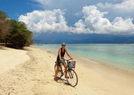 Cycling in Gili Islands
